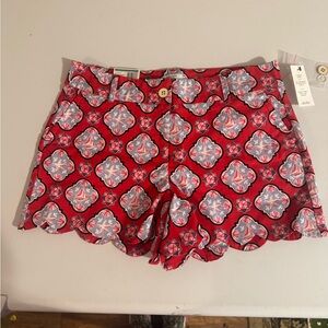 Crown & Ivy shorts little sailboats pattern!! Size 8P